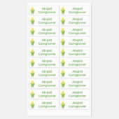 Schattigee Happy Corn cartoon gepersonaliseerd Labels (Vel)