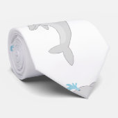 Schattigee Happy Dolphi Stropdas (Opgerold)