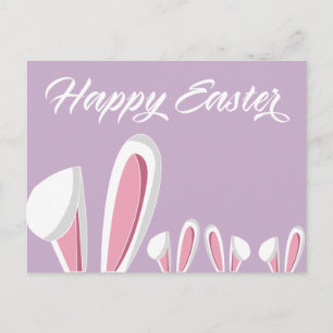 Schattigee Happy Easter Bunny Ears Modern Briefkaart