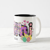 Schattigee Happy Easter Bunny kinder cadeau mok ge (Voorkant rechts)