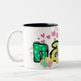 Schattigee Happy Easter Bunny Nana Gift mok gepers