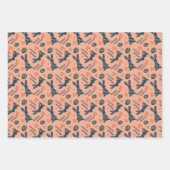 Schattigee Happy Easter Bunny Pattern Custom Folk Inpakpapier Vel (Voorkant 3)