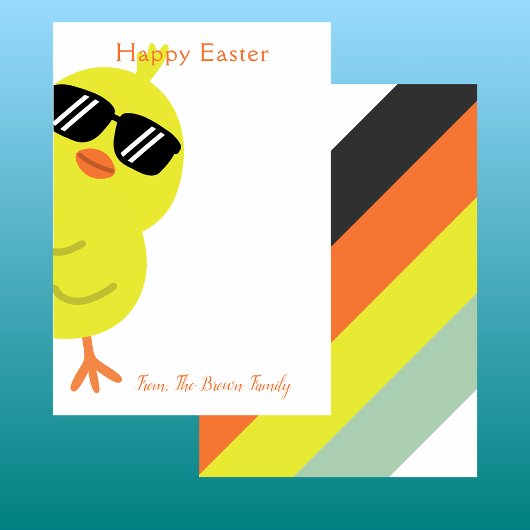 Schattigee Happy Easter Spring Bedankkaart