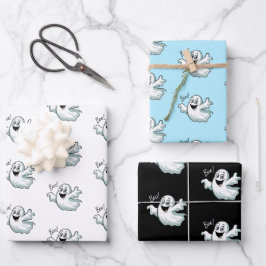 Schattigee Happy Ghost Inpakpapier Vel