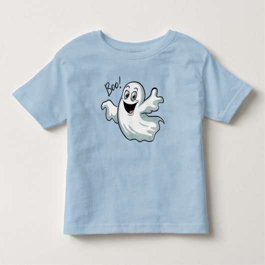 Schattigee Happy Ghost Kinder Shirts (Voorkant)