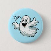 Schattigee Happy Ghost Ronde Button 5,7 Cm (Voorkant)