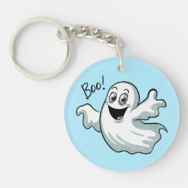 Schattigee Happy Ghost Sleutelhanger