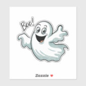 Schattigee Happy Ghost Sticker (Vel)