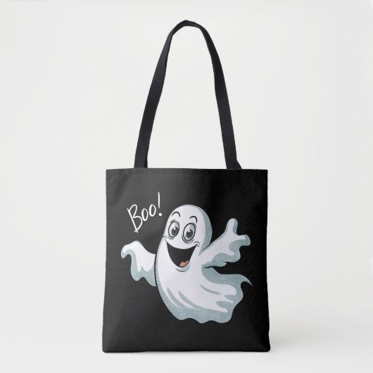 Schattigee Happy Ghost Tote Bag (Voorkant)