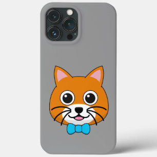 Schattigee Happy Ginger Cat met Papillon Case-Mate iPhone Case