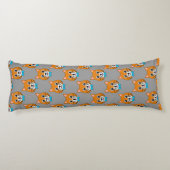 Schattigee Happy Ginger Cat met Papillon Lichaamskussen (Achterkant)