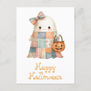 Schattigee Happy Halloween Ghost Trick or treat Po Briefkaart