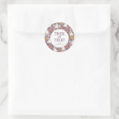 Schattigee Happy Halloween ronde Stickers (Tas)