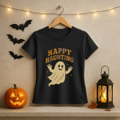 Schattigee Happy Haunting Ghost Halloween T-shirt