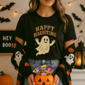 Schattigee Happy Haunting Ghost Halloween T-shirt