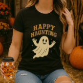 Schattigee Happy Haunting Ghost Halloween T-shirt