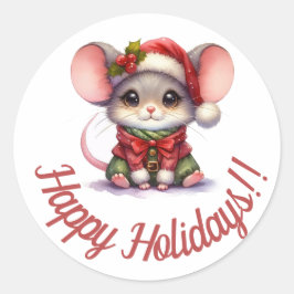 Schattigee happy holiday stickers