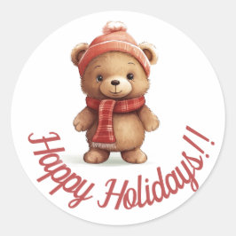 Schattigee happy holiday stickers