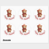 Schattigee happy holiday stickers (Vel)