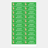 Schattigee Happy Jersey koe cartoon gepersonalisee Labels (Vel)