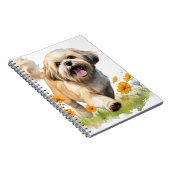 SCHATTIGEE HAPPY LHASA APSO PUPPY DOG NOTITIEBOEK (Rechterzijde)