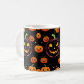 Schattigee Happy Little Pumpkins Smiling Vibes Koffiemok (Voorkant links)
