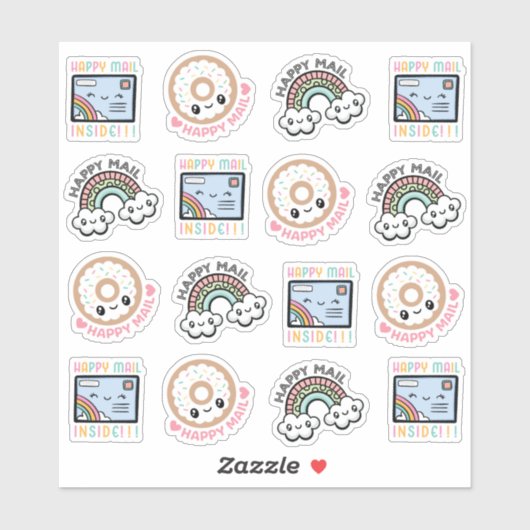 Schattigee Happy Mail Sticker (Vel)