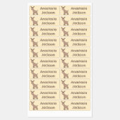 Schattigee Happy Miniature Donkey cartoon geperson Labels (Vel)
