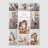 Schattigee Happy Moederdag foto collage magneet Ka (Voorkant)