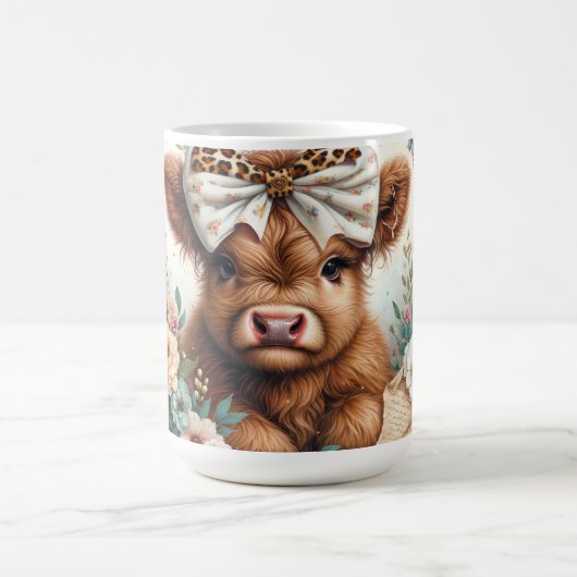 Schattigee Happy Moederdag / Highland Koe Koffiemok (Center)