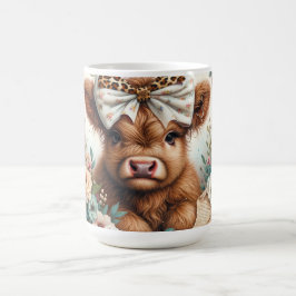 Schattigee Happy Moederdag / Highland Koe Koffiemok