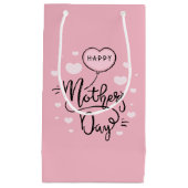 Schattigee Happy Moederdag-kalligrafie | Cadeautas (Voorkant)