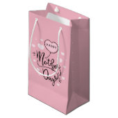 Schattigee Happy Moederdag-kalligrafie | Cadeautas (Voorkant Gekanteld)