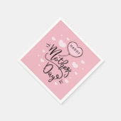 Schattigee Happy Moederdag-kalligrafie | Servet (Hoek)