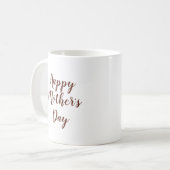 Schattigee Happy Moederdag Typography Espresso Koffiemok (Voorkant links)