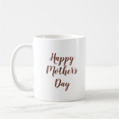 Schattigee Happy Moederdag Typography Espresso Koffiemok (Links)