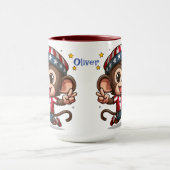 Schattigee Happy Monkey Voetballer Mok (Midden)