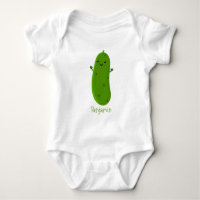 Schattigee Happy Pickle cartoon gepersonaliseerd