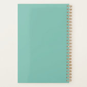 Schattigee Happy Pug Dog met Papillon Planner (Achterkant)