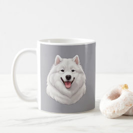 Schattigee Happy Samoyed Dog Koffiemok