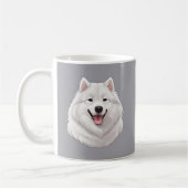 Schattigee Happy Samoyed Dog Koffiemok (Links)