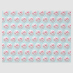 Schattigee Happy Snowman Faces Pattern Christmas Tissuepapier<br><div class="desc">Schattige sneeuwmanpatroon op pastelblauw tissuepapier.</div>
