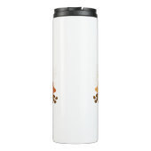 Schattigee Happy Stars & Beans Koffieliefhebber ge Thermosbeker (Achterkant)