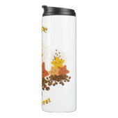 Schattigee Happy Stars & Beans Koffieliefhebber ge Thermosbeker (Geroteerd rechts)