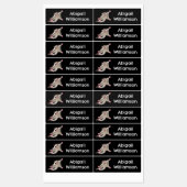 Schattigee Happy Sugar Glider cartoon gepersonalis Labels (Vel)