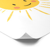 Schattigee Happy Sun Nursery Poster (Hoek)