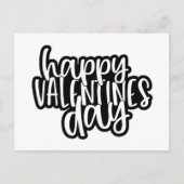 Schattigee Happy Valentine's Day woordkunst Feestdagenkaart (Voorkant)
