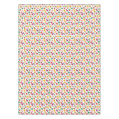 Schattigee Happy Veggies op wit Tafelkleed (Voorkant)