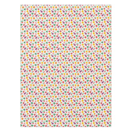 Schattigee Happy Veggies op wit Tafelkleed