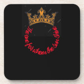 Schattigee harde plastiek Coster Bier Onderzetter (Voorkant)